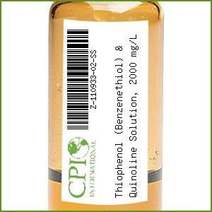 Thiophenol (Benzenethiol) & Quinoline Solution, 2000 mg/L, 1 ml