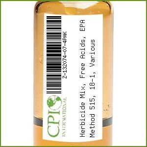 Herbicide Mix, Free Acids, EPA Method 515, 18-1, Various Concentrations