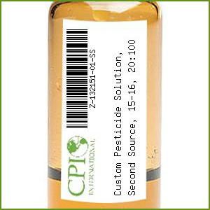 Custom Pesticide Solution, 15-16, 20:100 mg/L