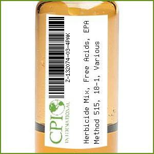 Herbicide Mix, Free Acids, EPA Method 515, 18-1, Various Concentrations