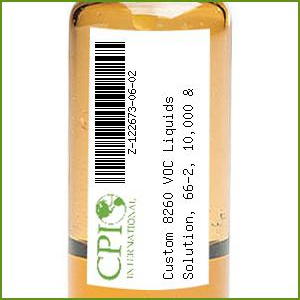 Custom 8260 VOC Liquids Solution, 66-2, 10,000 & 20,000, 2 x 0.6 mL