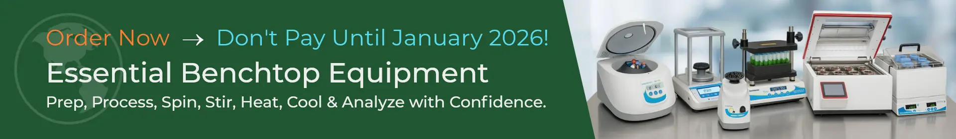 Benchtop Equipment - Order Now, ay in Jan 2026 Benchtop Equipment - Order Now, ay in Jan 2026