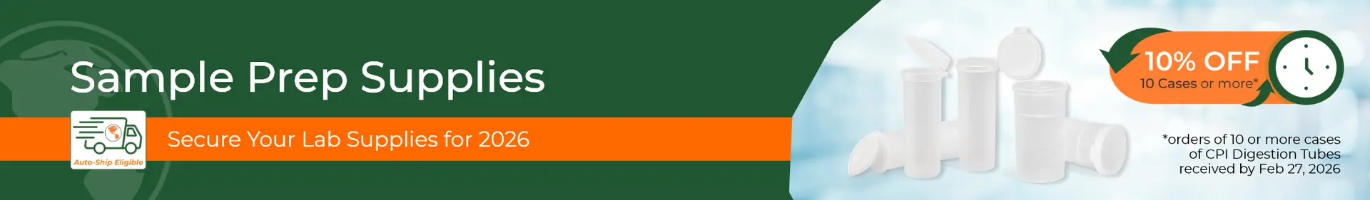 Save 10% - Digestion Tubes