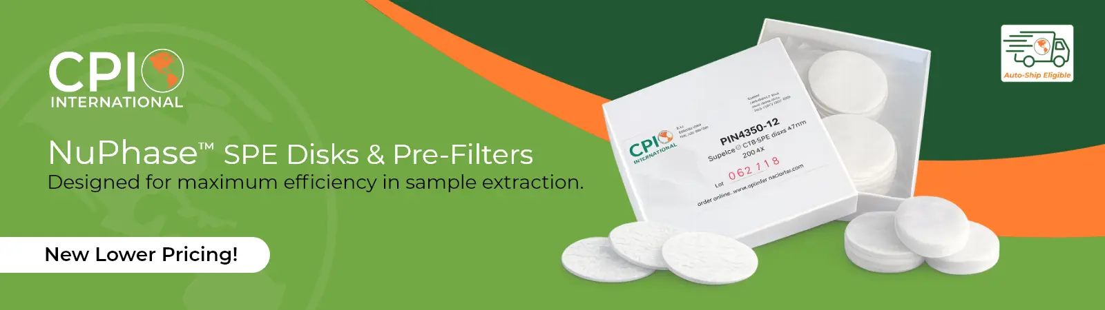 NuPhase™ SPE Disks & Filters