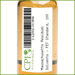 Massachusetts Residual Solvents - FET Standard