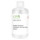 Sulfide Standard 1,000ppm, (Preserved), 100ml