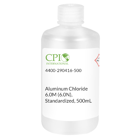 Aluminum Chloride 6.0M (6.0N), Standardized, 100mL
