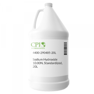 Sodium Hydroxide 10.00N, Standardized