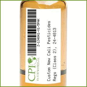 Custom New Cali Pesticides Regs (Class 2), 24-4813