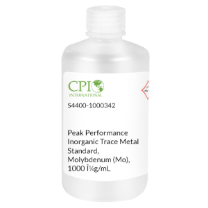 Peak Performance Inorganic Trace Metal Standard, Molybdenum (Mo)