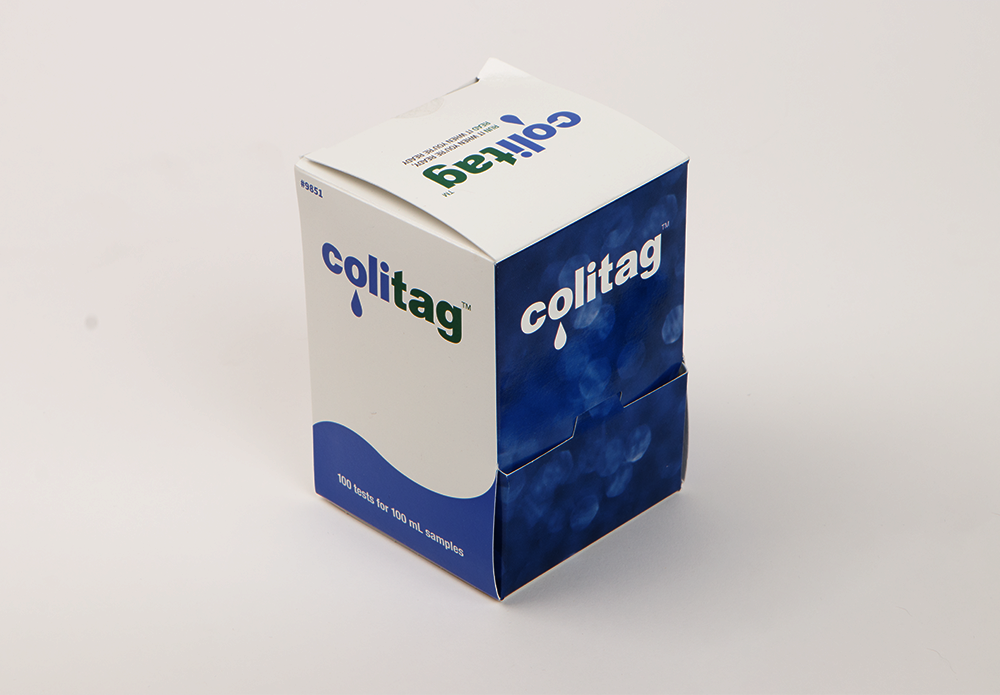 Colitag Test Kit, P/A, 100mL format, 100/pk