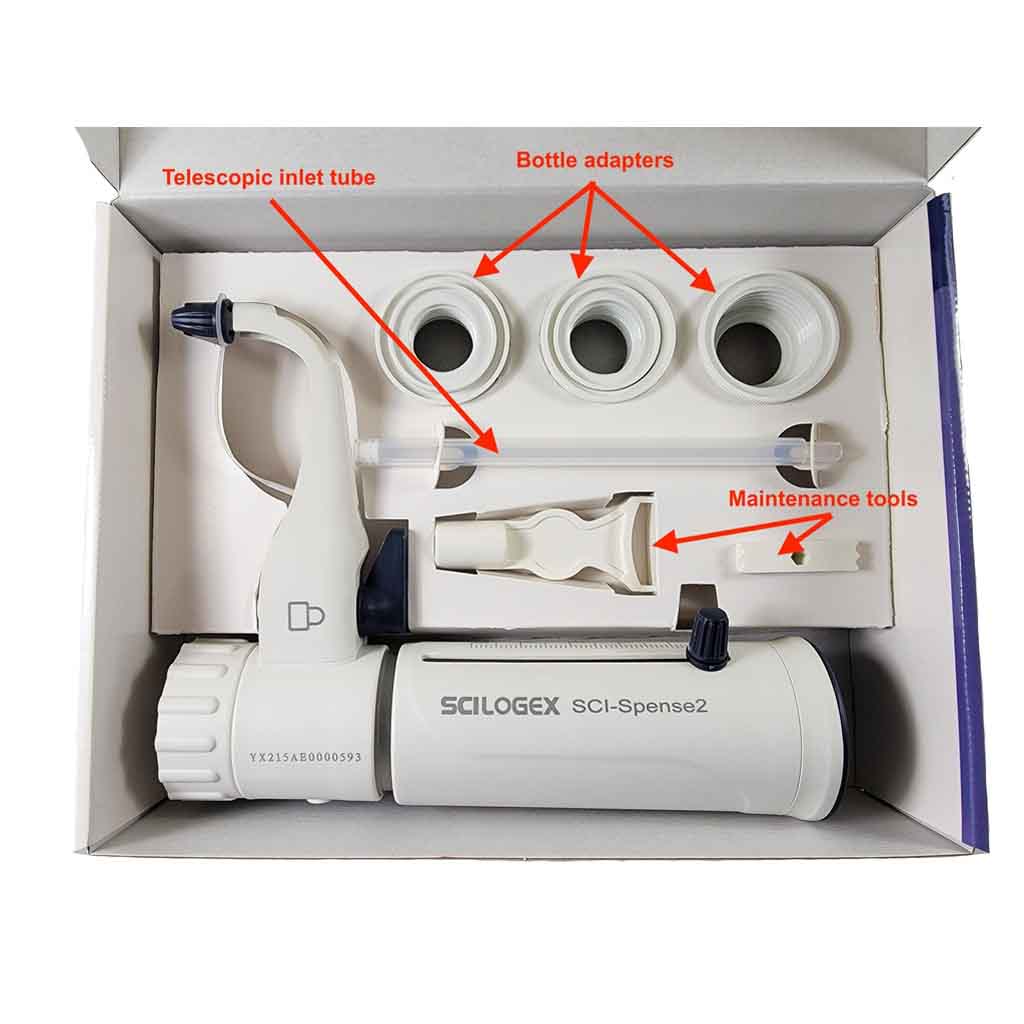 SCILOGEX SCI-Spense2 Bottletop Dispensers, in five fully adjustable volume sizes.jpg