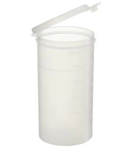 120-mL sterile coliform vessel, with thiosulfate, flip top, (high clarity polypropylene), 200/pk
