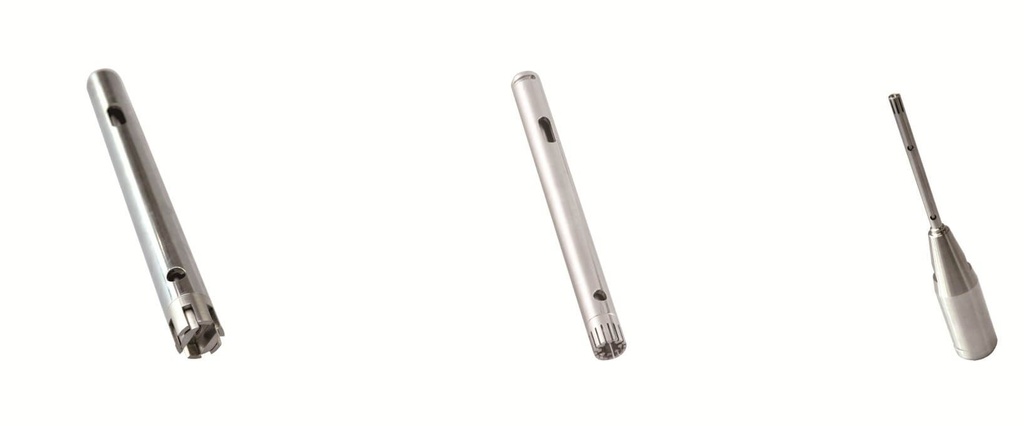 DS-500/1 20mm dia. generator, with S20C/SR20 flat head-open slot coarse generator, 215 immerse length for solid/liquid media, volumes 10-5000ml