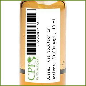 Diesel Fuel Solution in Acetone