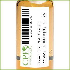Diesel Fuel Solution in Acetone