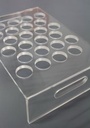 Sample Rack, for 24-position 70mL miniMOD, Each 