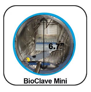 BioClave™ Mini Research Autoclave, 8 liter, 115V 