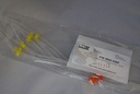 Flared 2-Stop Standard PVC Pump Tubing, org-yel, 0.51 mm, 12 Pack 
