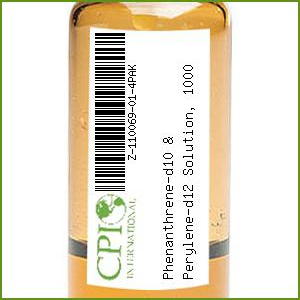 Phenanthrene-d10 & Perylene-d12 Solution, 1000 mg/L, 4 x 1 mL