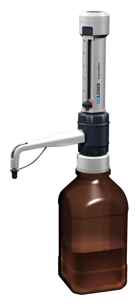SCI-Spense Bottletop Dispenser, 2.5-25mL, 45mm thread with 5 adapters