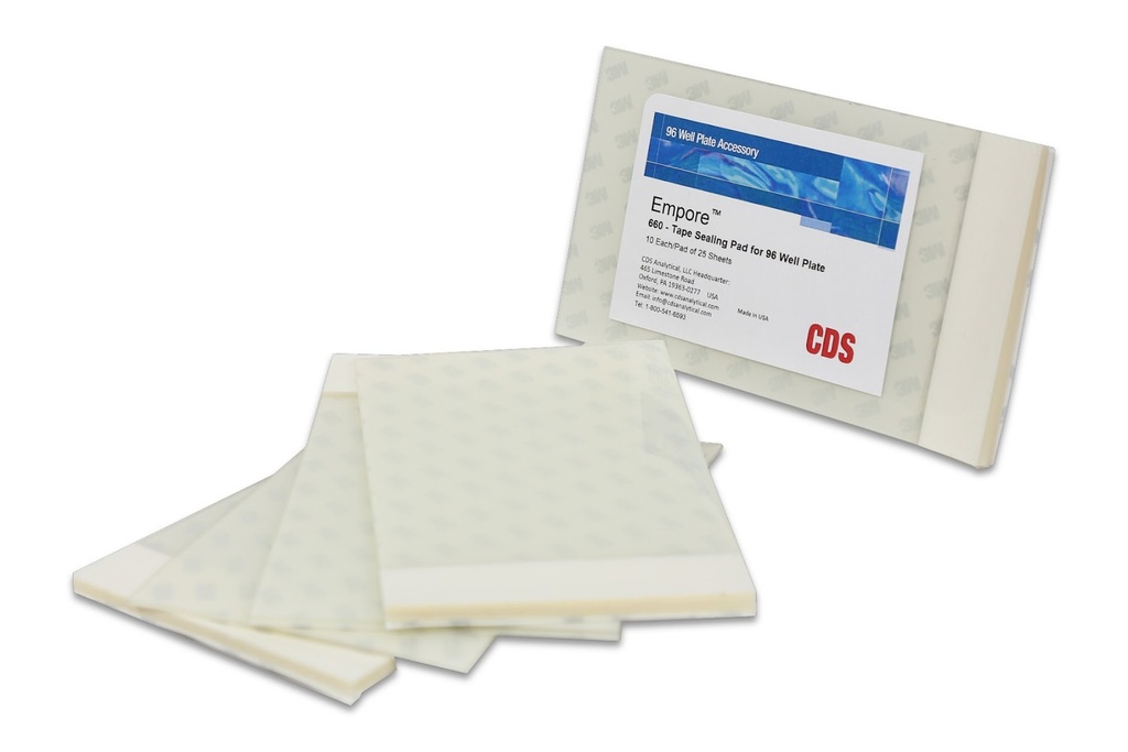 Sealing Tape Pad, for 96 Well Plates, 10/pk of 25 sheets/pad