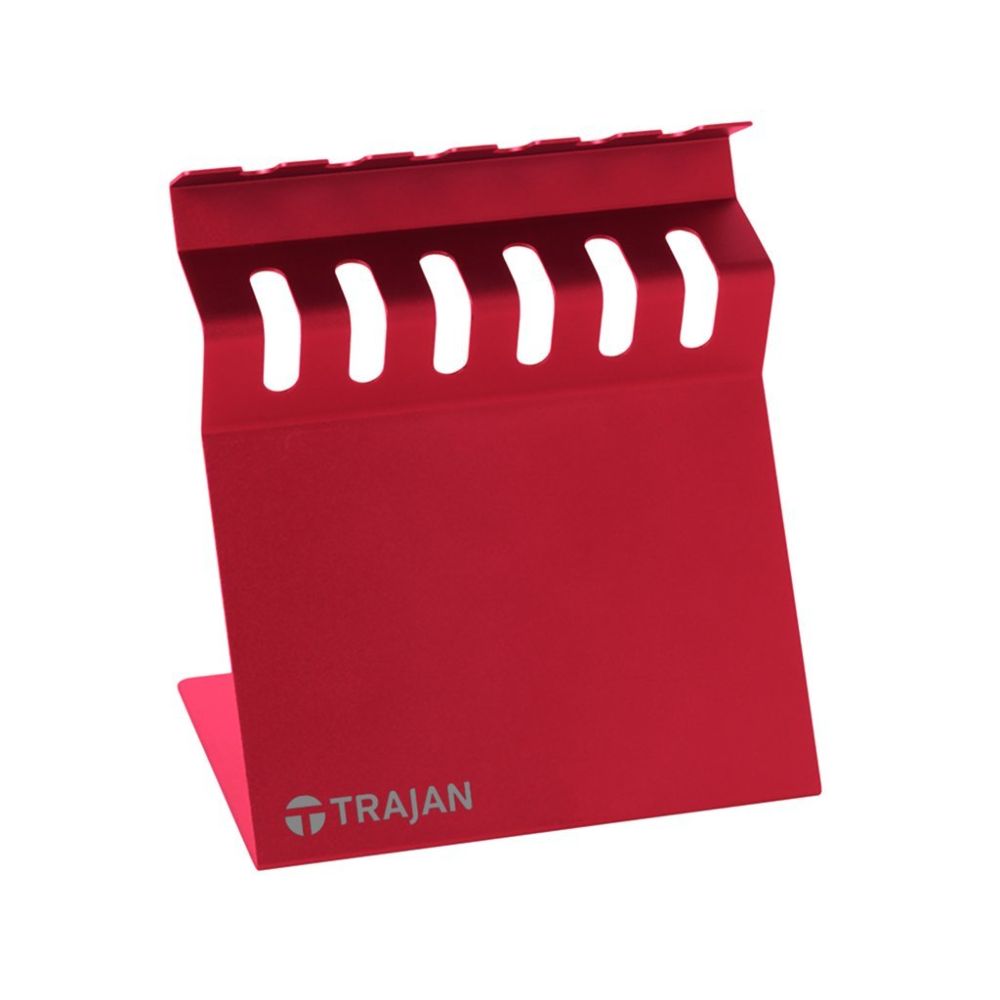 Trajan 6 syringe rack for 11 mm barrel OD syringes