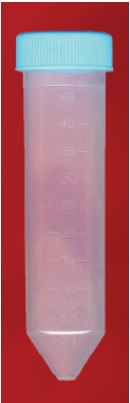 Tubes, Centrifuge Tubes, Conical, 50mL, with Blue Screw Cap and Molded Graduation, 500/case