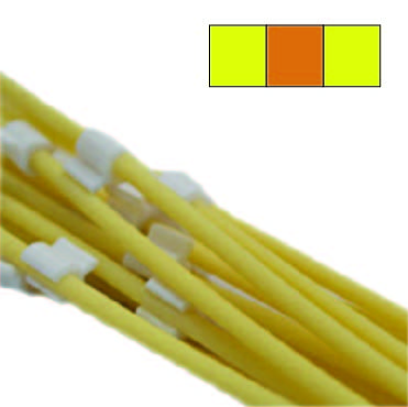 Tubing, Santoprene, 3S, Org-Yel-Org, 0.51mm, 12pk