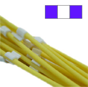 Tubing, Pharmaprene, 3S, Pur-Wht-Pur, 2.79mm