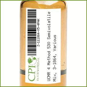 UCMR 4 Method 530 Semivolatile Mix, 3-1864, Various Concentrations mg/L, 4 x 1 mL