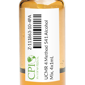 UCMR 4 Method 541 Alcohol Mix,  4x1 mL