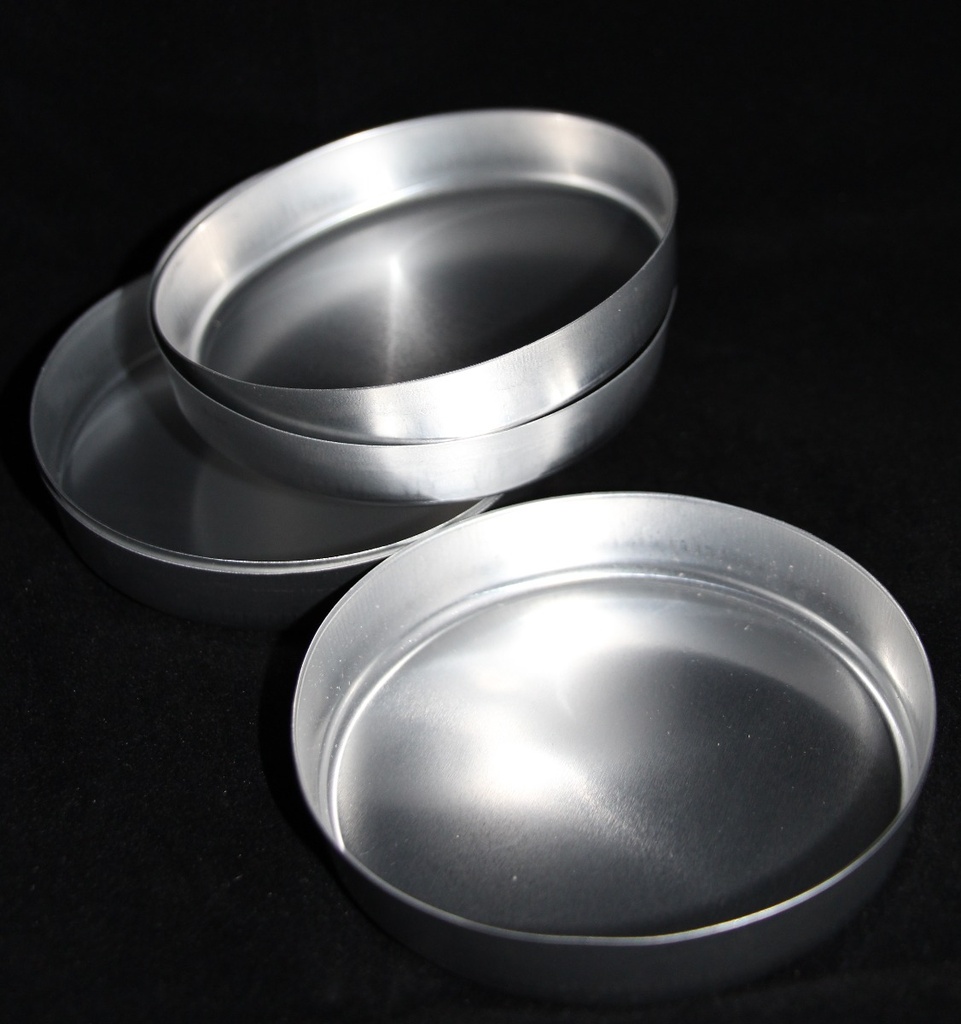 Weigh Dish, Aluminum, 90 mL (105 mm), 100/Pk