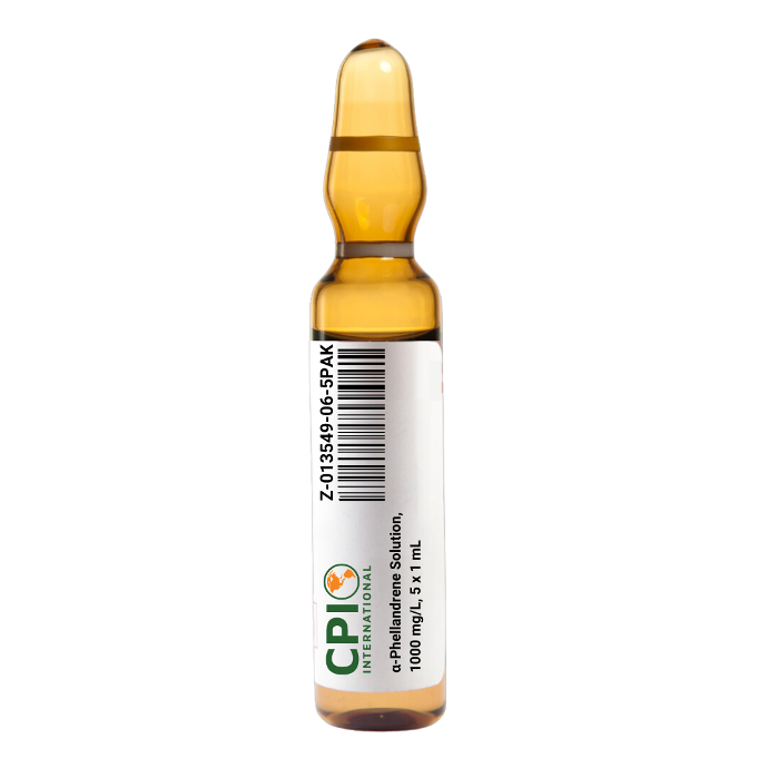 α-Phellandrene Solution, 1000 mg/L, 5 x 1 mL