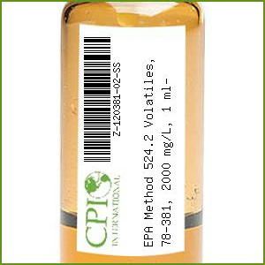 EPA Method 524.2 Volatiles, 78-381, 2000 mg/L, 1 ml- Second Source