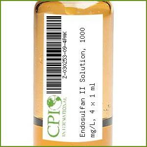 Endosulfan II Solution, 1000 mg/L, 4 x 1 mL