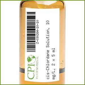 cis-Chlordane Solution, 10 mg/L, 2 x 5 ml