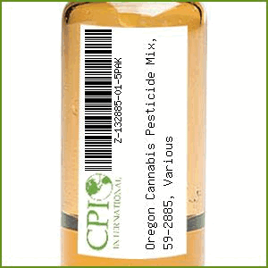 Oregon Cannabis Pesticide Mix, 59-2885, Various Concentrations mg/L, 1 ml