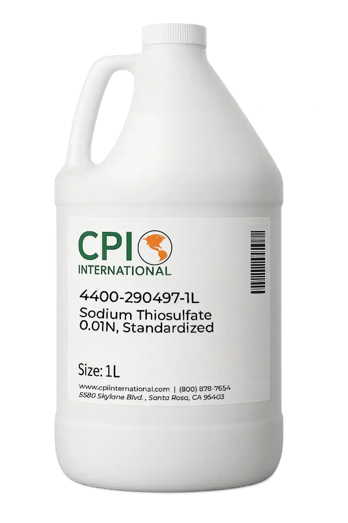 Sodium Thiosulfate 0.01N, Standardized