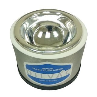 0.57Ltr. WideTop-Shallow Stainless Steel Cased Dewar Flask