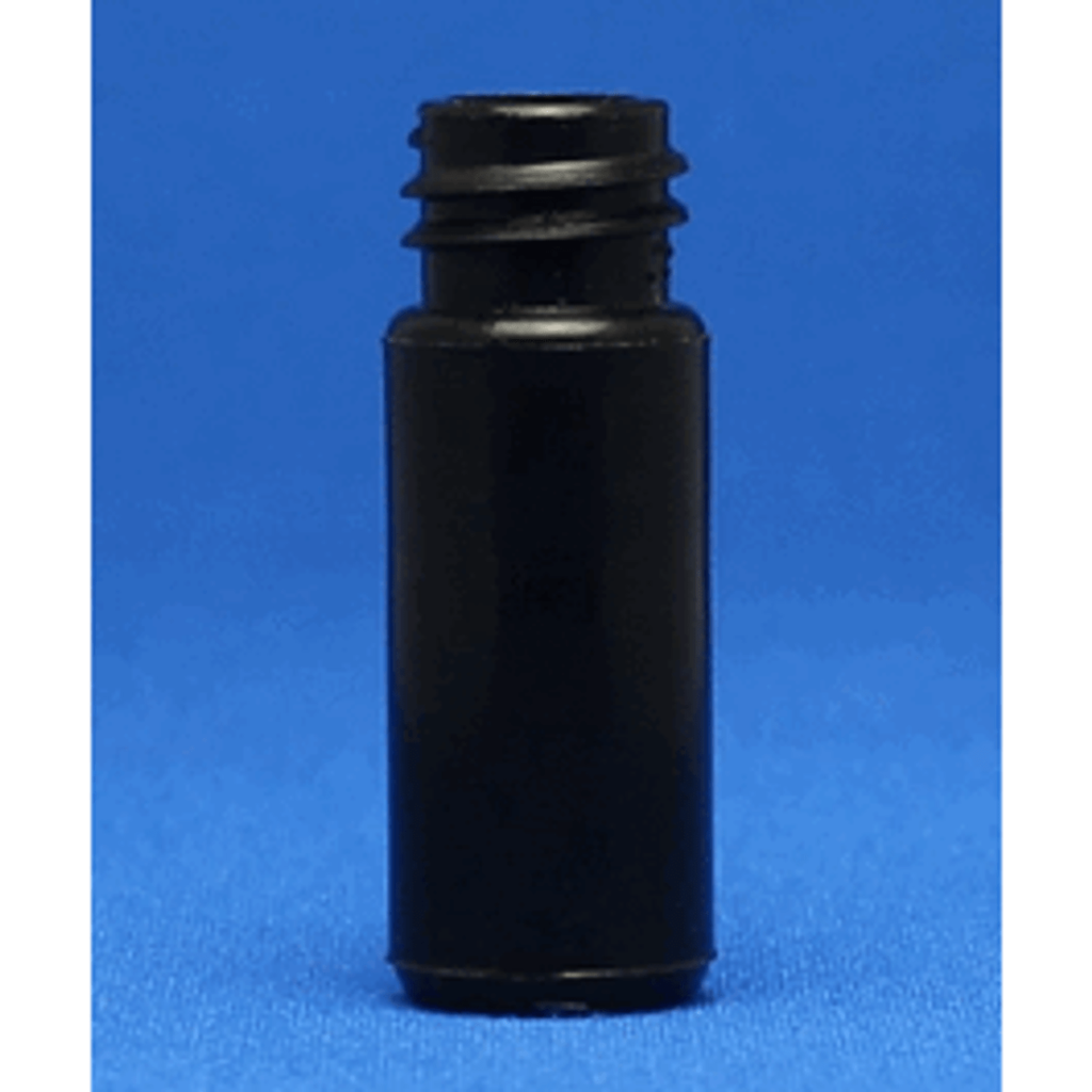 100µL to 300µL Black Polypropylene R.A.M.™ Limited Volume Vial, 12x32mm, 9mm Thread, 1000/pk