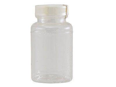 120-mL coliform bottle, w/o sodium thiosulfate, screw cap, tamper seal, 100/pk