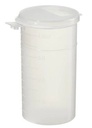 120-mL sterile coliform vessel, with thiosulfate, flip top, (high clarity polypropylene), 200/pk