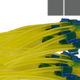 2-Stop Solvent Resistant Pump Tubing, gry-gry, 1.30 mm, 12 Pack 