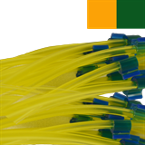 2-Stop Solvent Resistant Pump Tubing, org-grn, 0.38 mm, 12 Pack 