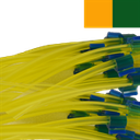 2-Stop Solvent Resistant Pump Tubing, org-grn, 0.38 mm, 12 Pack 