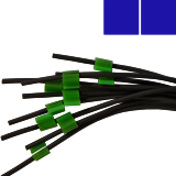 2-Stop Viton Pump Tubing, blu-blu, 1.65 mm, 12 Pack 