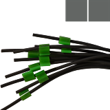 2-Stop Viton Pump Tubing, gry-gry, 1.30 mm, 12 Pack 