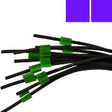 2-Stop Viton Pump Tubing, pur-pur, 2.06 mm, 12 Pack 