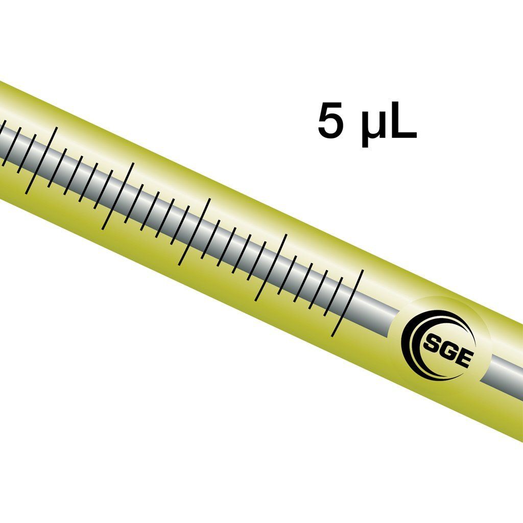 5 µL Fixed Needle Agilent Syringe with 4.2 cm 0.63 mm OD Cone Tipped Needle